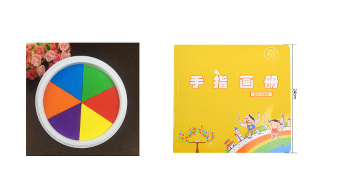 New Hot Selling Kindergarten Finger Print Mud Non-Toxic Washable Pigment