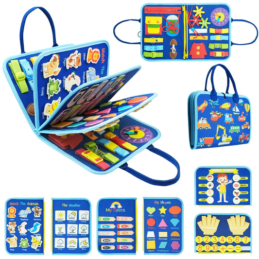 Interactive Montessori Sensory Activity Board