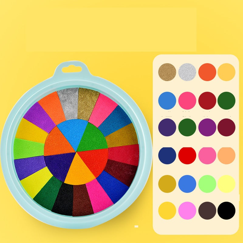 New Hot Selling Kindergarten Finger Print Mud Non-Toxic Washable Pigment