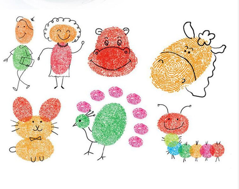 New Hot Selling Kindergarten Finger Print Mud Non-Toxic Washable Pigment