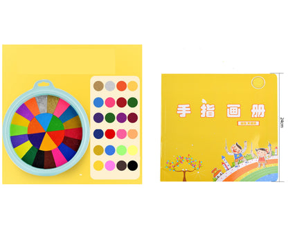 New Hot Selling Kindergarten Finger Print Mud Non-Toxic Washable Pigment