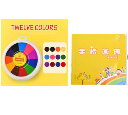 New Hot Selling Kindergarten Finger Print Mud Non-Toxic Washable Pigment