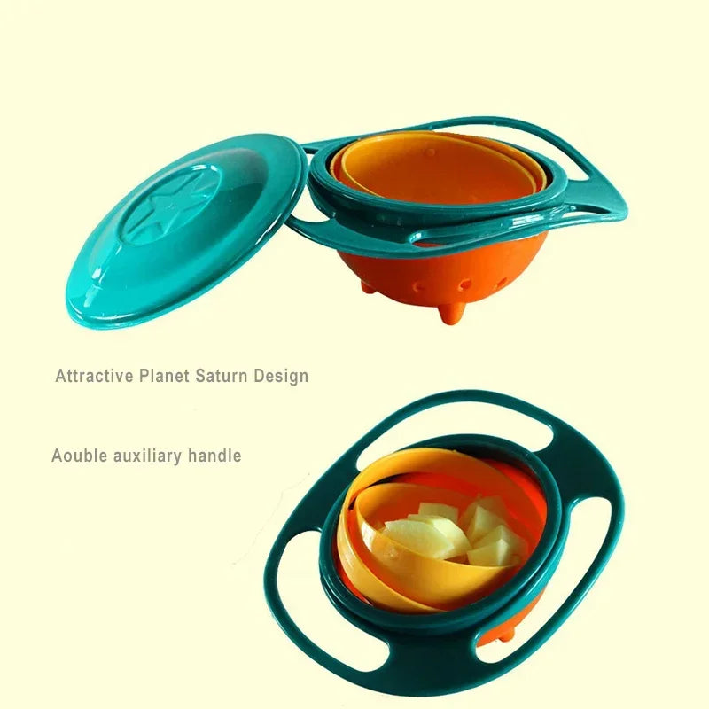 Anti-Spill Gyro Bowl