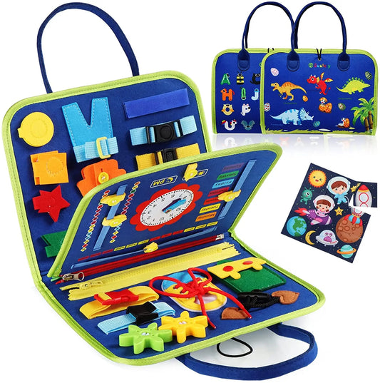 Interactive Montessori Sensory Activity Board