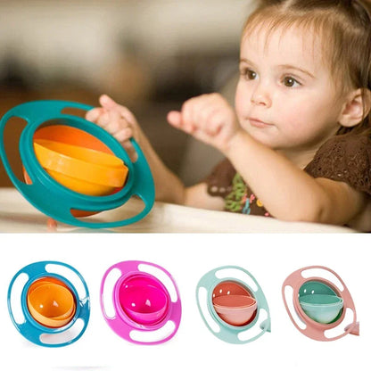Anti-Spill Gyro Bowl