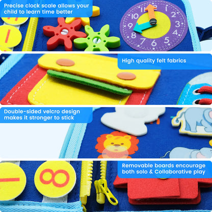 Interactive Montessori Sensory Activity Board