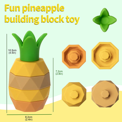 Pastel Fruit Silicone Stacking & Teething Set