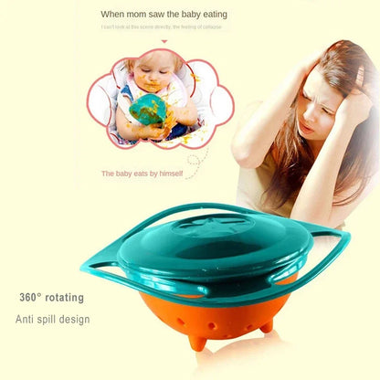 Anti-Spill Gyro Bowl